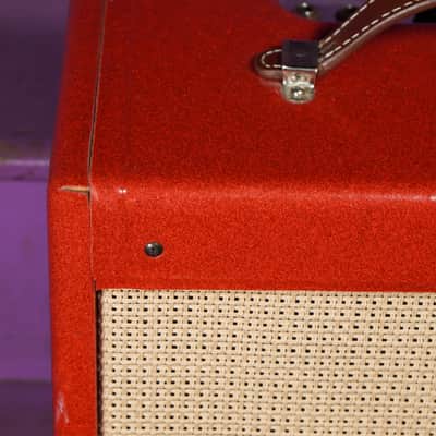 2010s Red Sparkle Tweed Champ 5w 1x8" Tube Amp Combo image 2