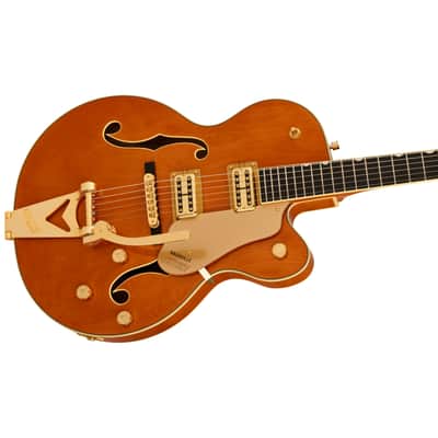 Gretsch Synchromatic Nashville Hollow-Body Bigsby 50's Orange Stain - Semi Acoustic Guitar image 4