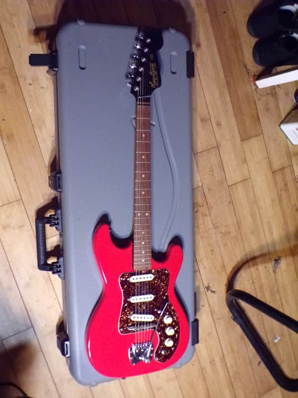 Vintage Hagstrom Futurama III 1964? custom build with fender locking tuners and electronics, kings neck, made in sweden image 1