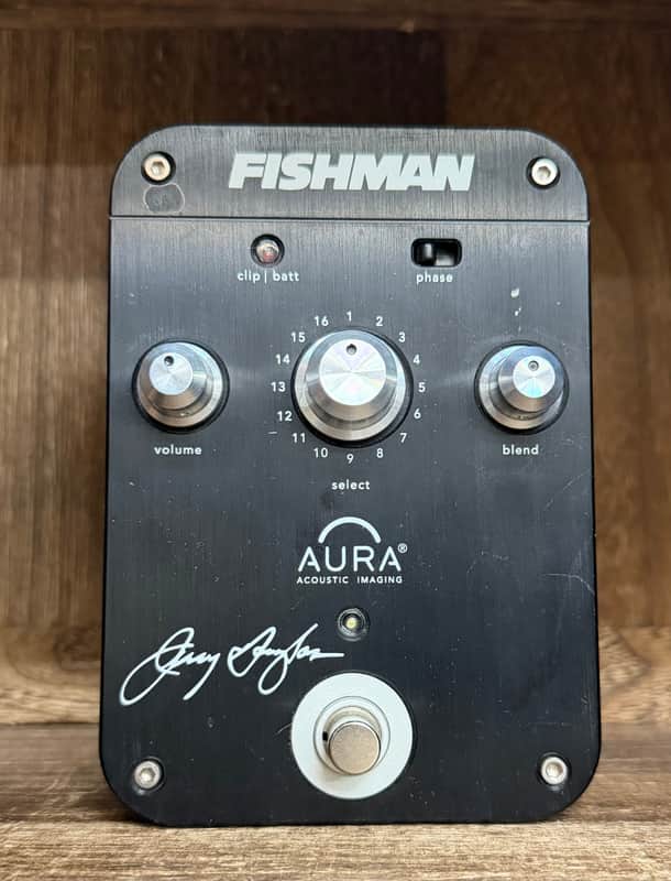 Fishman PRO-AIP-JD1 Jerry Douglas Aura Acoustic Imaging Pedal for Resonator 2010s - Black image 1