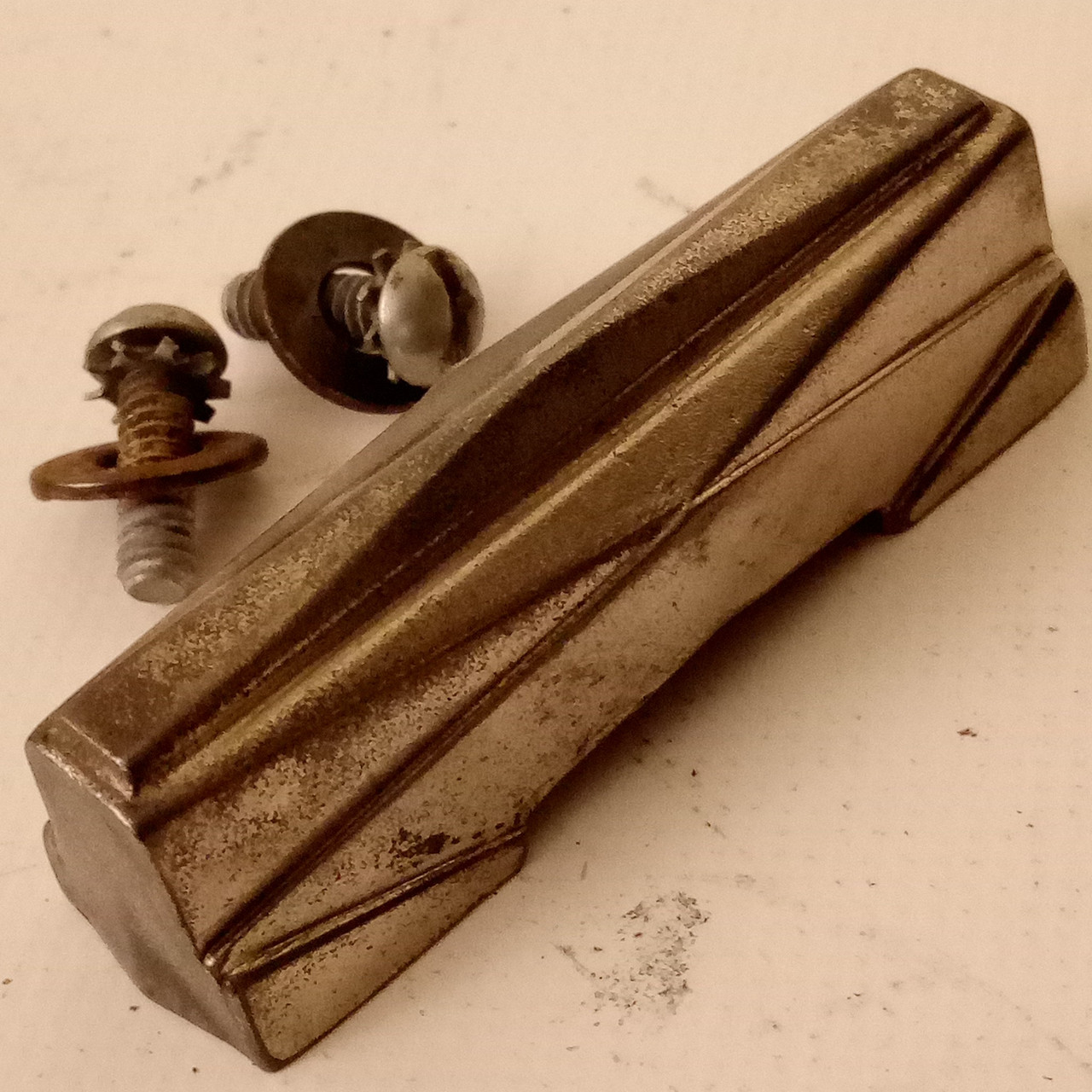 Gretsch Broadkaster "Rocket" Lug Vintage Bass/Floor/Tom Drum Round Badge 40s USA — main photograph