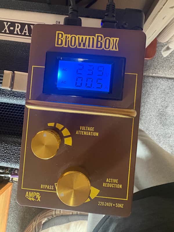 AmpRx BrownBox Tube Amplifier Input Voltage Attenuator 2010s - Brown image 1