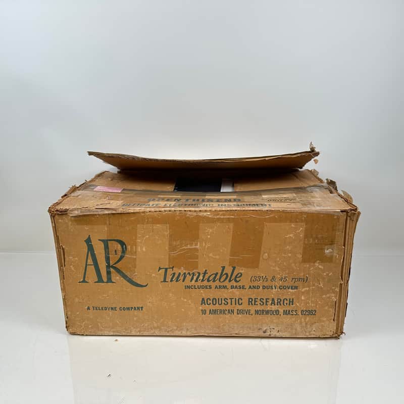 AR Acoustic Research Turntable XB-91 Cartridge with Original Dust Cover image 1