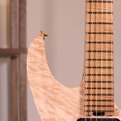 Jackson Custom Shop USA Signature Phil Collen PC1 - Caramelized Flame Maple Fingerboard, Satin Au Natural image 5