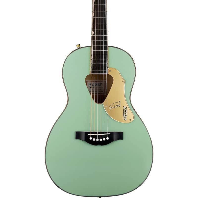 Gretsch G5021E Rancher Penguin Parlor Acoustic Electric Guitar - Mint Metallic image 1