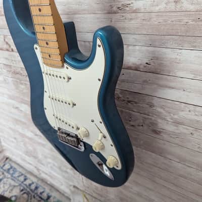 Used 1995 Fender American Standard Stratocaster with Matching Headstock, Maple Fretboard Ocean Turquoise image 7