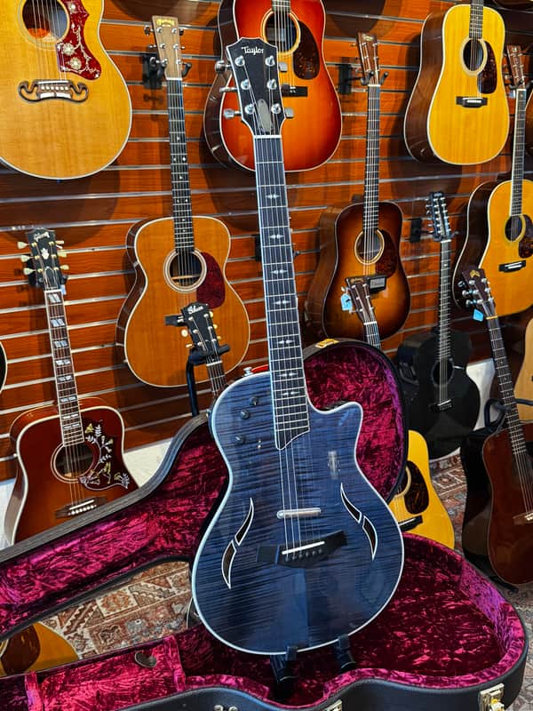 Taylor T5z Pro with Curly Maple Top 2014 - Present - Pacific Blue image 1