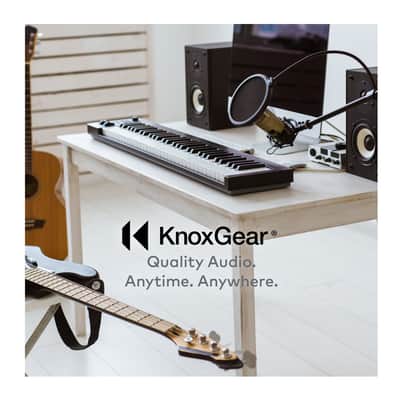 Knox Gear 88-Key Keyboard Stretchy Spandex Dust Cover (Black) image 15