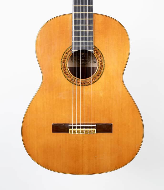 Yamaha GC-10S Handmade Concert Classical Guitar 1976 Signed by Toshiro Kato, Solid Cedar, IRW image 1