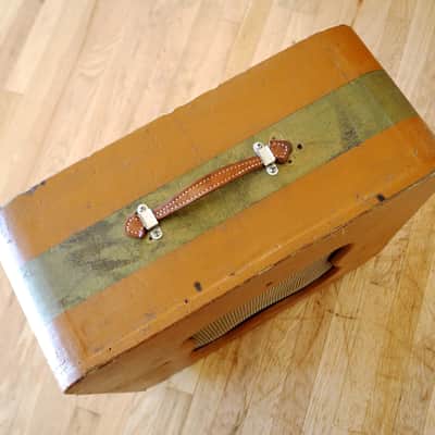 1950s Danelectro Challenger Series C Vintage 1x15 Tube Amp Vibravox 6V6 w/ ftsw image 4