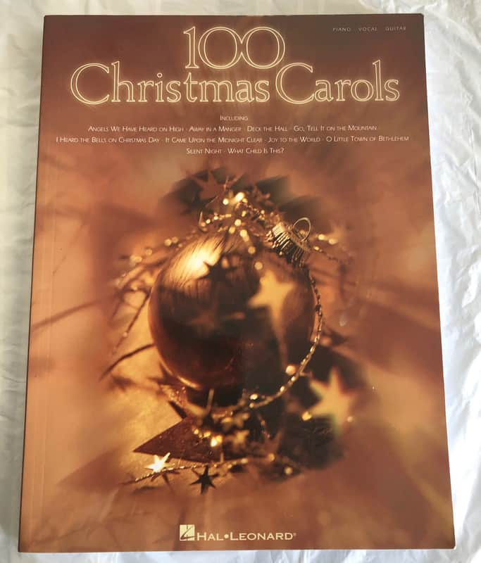 100 Christmas Carols Piano Vocal Guitar Sheet Music Song Book Songbook image 1