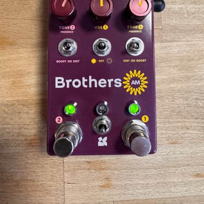 Chase Bliss Audio Brothers AM Dual Overdrive/Boost — Like New w/ Box & Accessories image 1