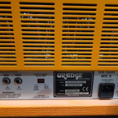 Orange Rockerverb 100 MK II 2-Channel 100-Watt Guitar Amp Head 2010 - 2014 - Orange - Local Pickup Only image 3