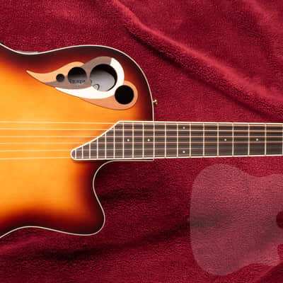 Ovation Celebrity Elite Deluxe Deep Contour Vintage Sunburst Satin CDX40-1 image 2