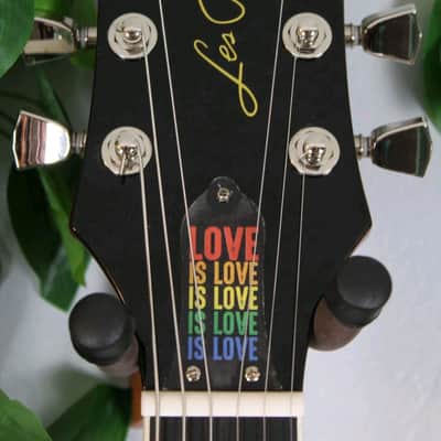 FOR CHARITY!!! 2021 Epiphone Les Paul Modern - Faded Pelham Blue - Pride Edition image 3