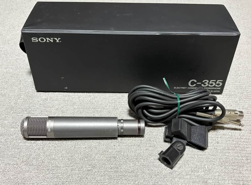 Sony C-355 80's Vintage Condenser Microphone image 1