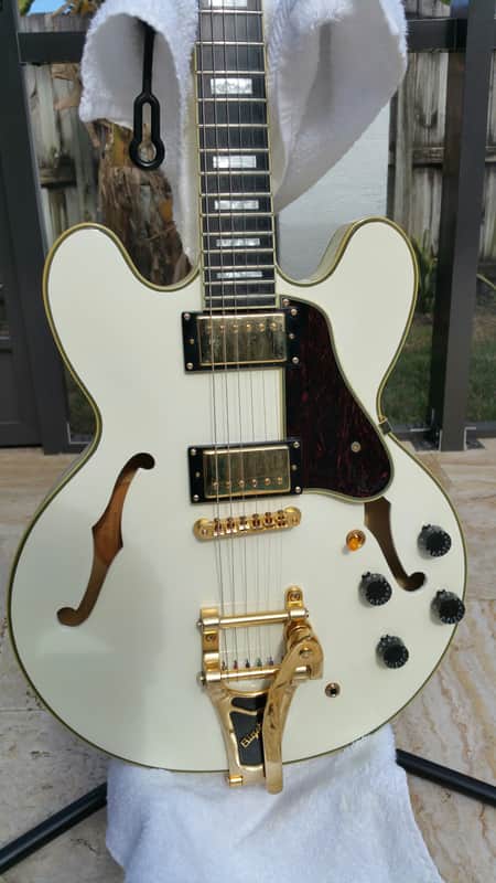Epiphone Limited Edition ES-355 Alpine White-With Extras – | Reverb