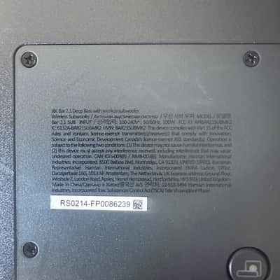 JBL Bar 2.1 Deep Bass Wireless Subwoofer Replacement Only Bar 2.1 SUB 100W Power image 4