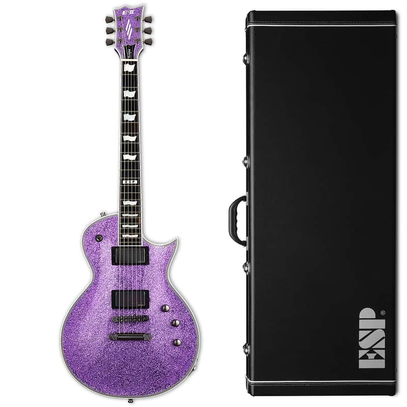 ESP E-II Eclipse DB Purple Sparkle Electric Guitar + Hardshell Case B-Stock MIJ Made in Japan EII image 1