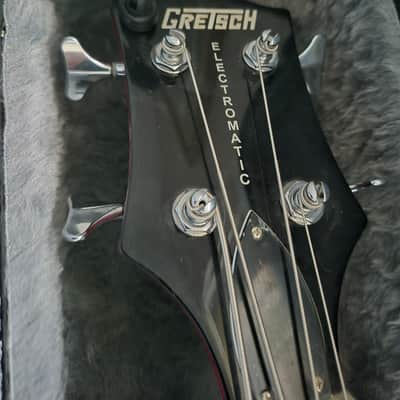 Gretsch G5442BDC Electromatic Hollow Body Short Scale Bass 2013 - Present - Transparent Red image 7