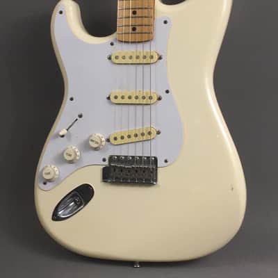 LEFTY! Vintage Fender ‘57 Reissue Strat ST-57LEX2 Custom Color Olympic White Blonde NOS Relic Stratocaster 7.1 lb HSC image 2