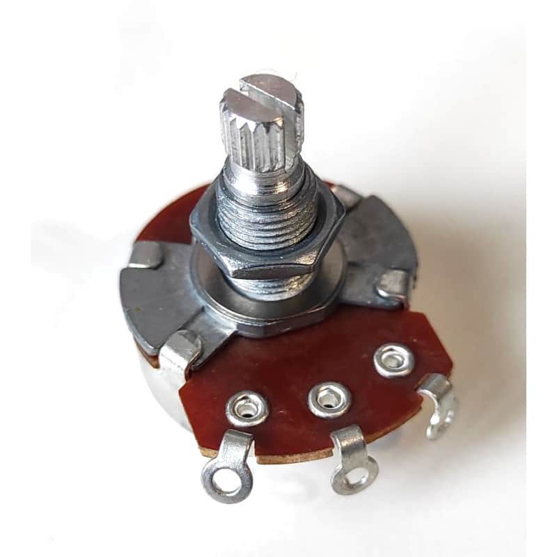 500 Ko Linear Potentiometer split shaft 6mm metric theard 8 mm image 1