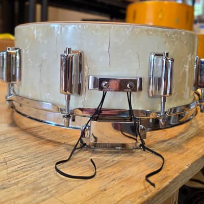 Rogers Dyna-sonic mid 1960's - White Marine pearl image 8