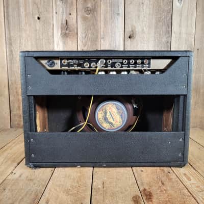 Fender Deluxe Reverb 1965 w/ Cover and Footswitch Serviced Very Good - Black image 10