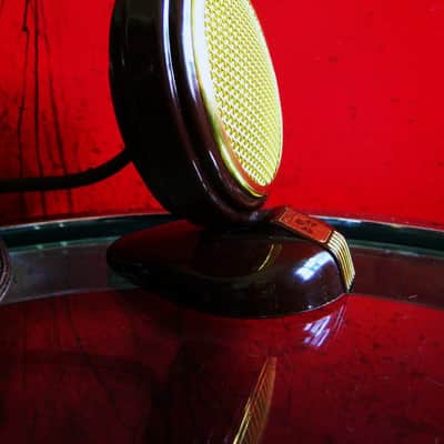 Vintage RARE British 1940's Grundig GCM3 microphone w accessories Tannoy Reslo image 5