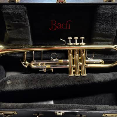 Bach Stradivarius Trumpet Model 37, Brass Finish image 9