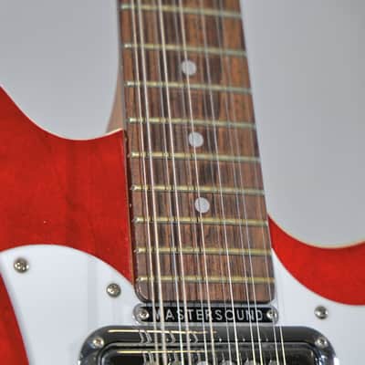 Maton Mastersound MS500/12 Cherry Red 12-String Electric Guitar image 10