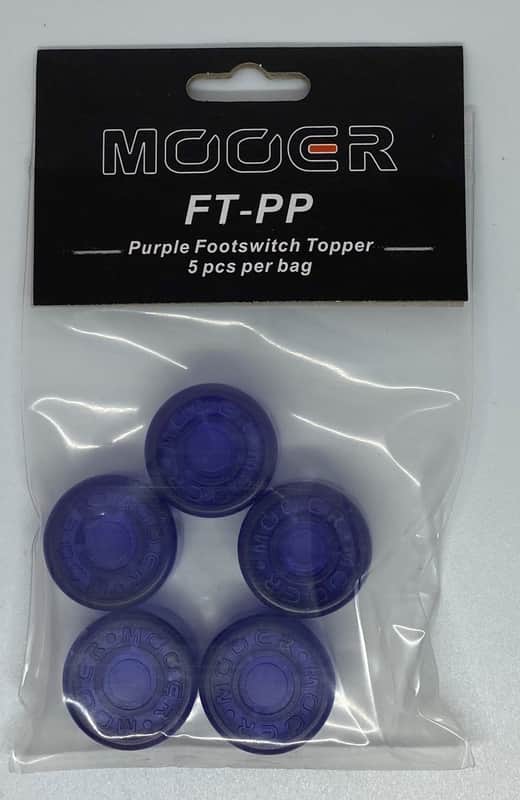 NEW MOOER CANDY FOOTSWITCH TOPPER - PURPLE image 1