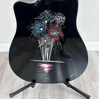 Esteban American Legacy Electric/Acoustic Guitar Fireworks Limited Edition image 7