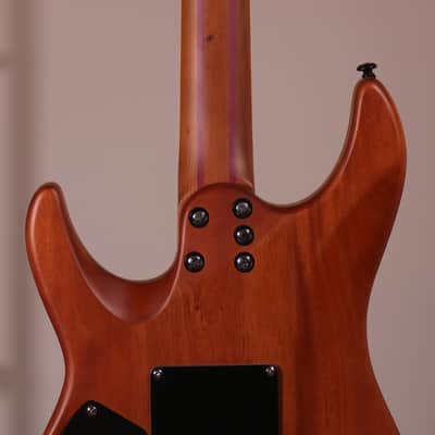 Schecter C-1 Exotic Spalted Maple - Ebony Fingerboard, Satin Natural Vintage Burst image 12