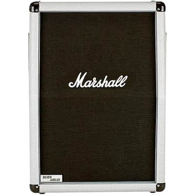 Marshall 2536A Silver Jubilee Cab 140-watt 2x12" Vertical Slant Extension Cabinet image 1