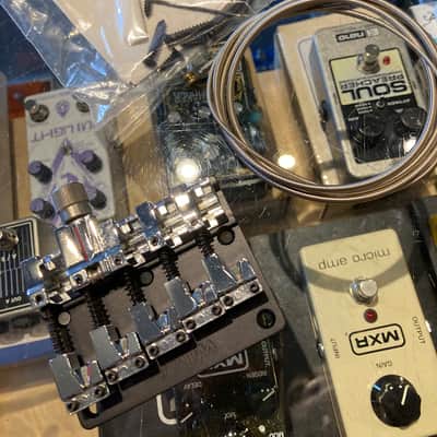Wilkinson 4+1 5 String Bass Conversion 80’s - Chrome image 3