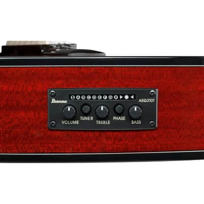 Ibanez GA35TCE GA Classical Acoustic Electric Guitar - Sapphire Red High Gloss image 9