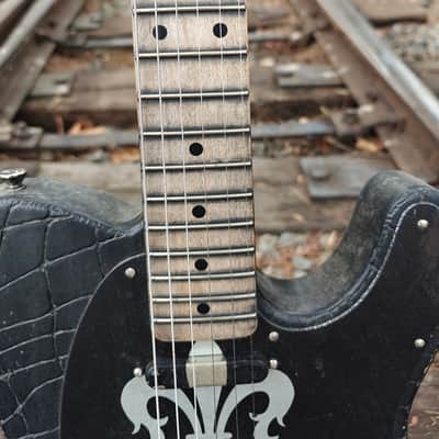 2015 Palir Gator | Hand-Carved Gator Top | Black Nitro | Boutique USA Tele Style image 12