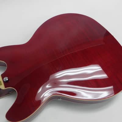 Hagstrom Tremar Viking Deluxe 2023 - Cherry Red image 8