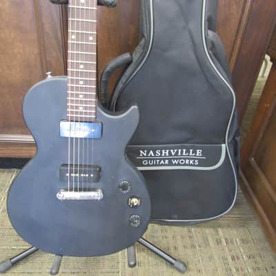 Epiphone Special LP P-90s Faded Black With Gig Bag image 1