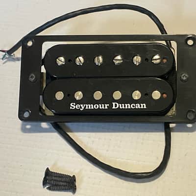 2016 USA Seymour Duncan SH2N Jazz Black Neck Humbucker Guitar Pickup w/ Ring 7.45k image 2