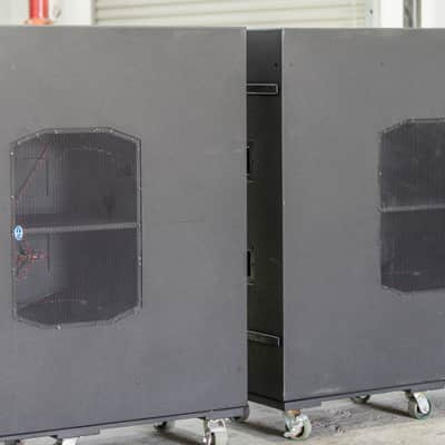 (Pair) Danley Sound Labs BC415 Boundary Coupled Touring Subwoofer w/ Wheel Carts image 5