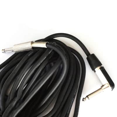 Jack Lead 5m Guitar Cable Right Angle 90 degrees 6.35mm image 2