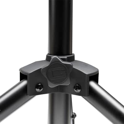 Gator Frameworks Standard Speaker Stand Set; Includes (2) Speaker Stands and Nylon Carry Bag (GFW-SPK-2000SET),Black image 4