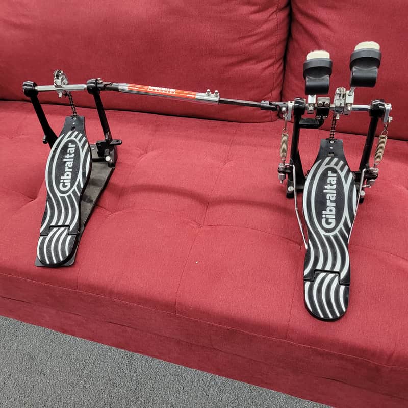 Gibraltar Double Bass Drum Pedal 5611DB - Black/Chrome image 1