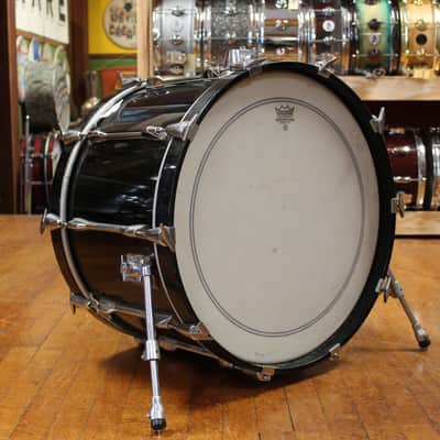 1980s Yamaha Recording Custom Outfit in Solid Black 14x22 8x10 8x12 9x13 10x14 12x15 image 2