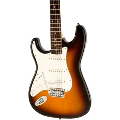 Squier by Fender Affinity Stratocaster Left-Handed Electric Guitar, Brown Sunburst image 11