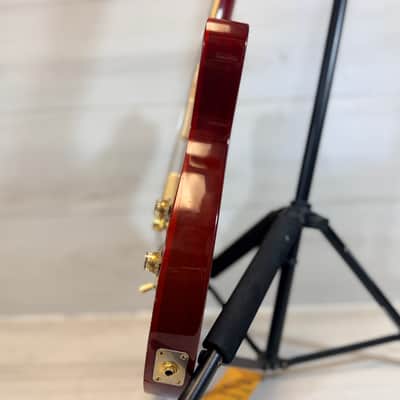 Gibson Les Paul Standard Double Cutaway Plus Trans Red – Repaired Headstock 2005 - Trans Red image 10