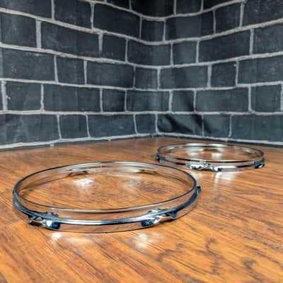 Yamaha 12" Triple‑Flanged Hoops – 1.6mm • Early 90s • Made in England • 6‑Lug • Classic Yamaha Fit • Light Wear image 6