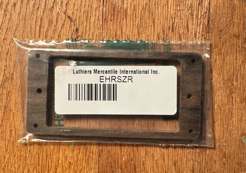 Luthiers Merchantile EHRSZR - NOS - Ziricote Short Humbucker Pickup Ring image 1